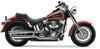 3" Chrome Slip on Exhaust - 07-17 Harley Davidson FLSTF/FXSTD Softail