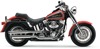 3" Chrome Slip on Exhaust - For 07-17 Harley Davidson FLSTF/FXSTD Softail