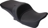 Drag Specialties Freedom Touring Seat Black For Harley Touring Models - Touring seat for Harley-Davidson FL models