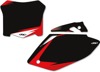 07 Honda CRF450 Factory Effex Pre-Cut Number Plate Background Graphics - Black