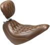 Tripper Diamond Brown Solo Seat w/Backrest - For 18-19 HD FLSL Tripper Diamond Brown Solo Seat w/Backrest - For 18-19 HD FLSL