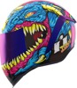 ICON Airform Kryola Kreep MIPS Helmet - L Pink/Blue/Yellow - Full-face helmet with MIPS tech