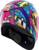 ICON Airform Kryola Kreep MIPS Helmet - L Pink/Blue/Yellow - Full-face helmet with MIPS tech