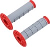 MX Dual Compound Grips 1/2 Waffle - Grey/ Red MX Dual Compound Grips 1/2 Waffle - Grey/ Red