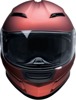 Z1R Jackal Satin Helmet Matte Red 2XL Unisex - Matte Red full-face helmet, size 2XL