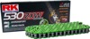 RK ZXW Series 530 XW-Ring Chain Rivet Master Link Green - Rivet connecting link for RK 530 ZXW chain