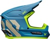 Thor Youth Fleet Forge Helmet - M, Blue/Gray/Fluorescent Yellow - Youth MX helmet with ERT and dual-density EPS