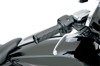 Drag Specialties Custom Rubber Grips Black Gloss 1 in Pair For Harley-Davidson