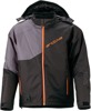 Men's Pivot 4 Insulated Snow Jacket Black/Orange X-Large