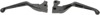 Drag Specialties Slotted Wide Blade Lever Set Black Harley XL Models - Matte black wide levers For Harley XL models