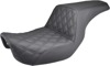 Step-Up Front Lattice Stitch 2-Up Seat Black Gel - For 06-17 Dyna Step-Up Front Lattice Stitch 2-Up Seat Black Gel - For 06-17 Dyna