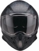 Z1R Nemesis Speed Demon Helmet Matte Black - Medium - Full face helmet with drop-down sun visor