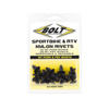 M7 Push/Pry Rivets - 10 Pack, 5 Each Type