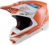 Supertech S-M8 Contact Helmet Orange/Grey Small