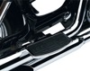 Classic Passenger Floorboards Chrome/Black - For 04-07 Honda VT750 Shadow Aero