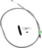 Barnett Clear Coat Stainless Clutch Cable +6", 69" For 07-17 HD Softail