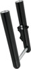 Arlen Ness Hot Leg Fork Legs Black Smooth Dual Disc