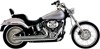 Speedster Slashdown Chrome Full Exhaust - For 07-17 HD Softail Fat Boy Speedster Slashdown Chrome Full Exhaust - For 07-17 HD Softail Fat Boy