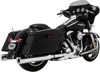 Chrome Eliminator 400 Slip On Exhaust Mufflers - For 95-16 Harley Touring Chrome Eliminator 400 Slip On Exhaust Mufflers - For 95-16 Harley Touring