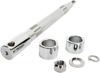 Drag Specialties Front Axle Kit Chrome For Harley-Davidson Touring - Front axle kit for Harley-Davidson Touring models