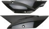 UFO Side Number Plates Black Fits Kawasaki KLX110 UFO Side Number Plates Black Fits Kawasaki KLX110