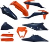 Acerbis Full Plastic Kit Orange/Dark Blue Fits KTM Models
