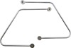 Cobra Saddlebag Supports Chrome Fits VStar 650 1998-2010