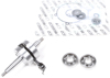 Complete Bottom End Rebuild Kit - For 85-03 Kawasaki KX60 Suzuki RM60
