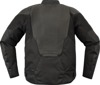 ICON Overlord3 Leather Jacket Black Men's L - Men's sport leather jacket in black