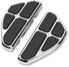 Boss Rider Knurled Passenger Floorboards Chrome