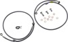 Stainless Steel Front Brake Line Kit - 2 Lines - For 07-14 Versys 650
