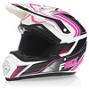 FMX N-600 Small Motocross Helmet, White & Pink, Double D Closure, DOT Approved FMX N-600 Small Motocross Helmet, White & Pink, Double D Closure, DOT Approved