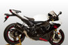 Tech 1 Carbon Fiber Full Exhaust w/ Titanium Mid & Stainless Tubing - For 11-24 Suzuki GSXR600 & GSXR750