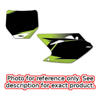 2012 Kawasaki KX450F Pre-Cut Black Number Plate Background Graphics 2012 Kawasaki KX450F Pre-Cut Black Number Plate Background Graphics
