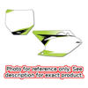2012 Kawasaki KX450F Pre-Cut Number White Plate Background Graphics 2012 Kawasaki KX450F Pre-Cut Number White Plate Background Graphics