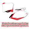 08 Honda CRF450 Factory Effex Pre-Cut Number Plate Background Graphics - White 08 Honda CRF450 Factory Effex Pre-Cut Number Plate Background Graphics - White