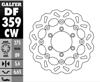 Front & Rear Floating Wave Brake Rotor Kit w/ Semi-Metallic Pads - For Suzuki Boulevard M109R