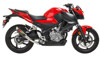 Carbon Fiber MGP Growler Slip On Exhaust - For Honda CB & CBR 300 & 500