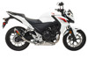 Carbon Fiber MGP Growler Slip On Exhaust - For Honda CB & CBR 300 & 500