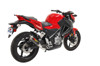 Carbon Fiber MGP Growler Slip On Exhaust - For Honda CB & CBR 300 & 500