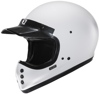 HJC V60 Helmet White Small - Retro style helmet in white, size small