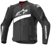 Alpinestars T-GP+ R V4 Air Jacket Black/White Small - Lightweight, ventilated jacket For comfort and style Alpinestars T-GP+ R V4 Air Jacket Black/White Small - Lightweight, ventilated jacket For comfort and style