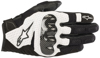 Alpinestars SMX-1 Air V2 Gloves Black/White Small Alpinestars SMX-1 Air V2 Gloves Black/White Small