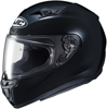 i10 Solid Black Full-Face Street Motorcycle Helmet 2X-Large