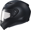 i10 Semi-Flat Black Full-Face Street Motorcycle Helmet X-Large