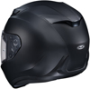 i10 Semi-Flat Black Full-Face Street Motorcycle Helmet X-Large