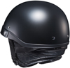 CL-Ironroad Matte Black Open-Face Half Helmet X-Small