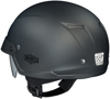 IS-Cruiser Matte Black Open-Face Half Helmet X-Large