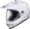 DS-X1 Solid White Dual-Sport Helmet Small