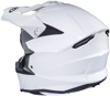i50 Solid White Off-Road Helmet Medium